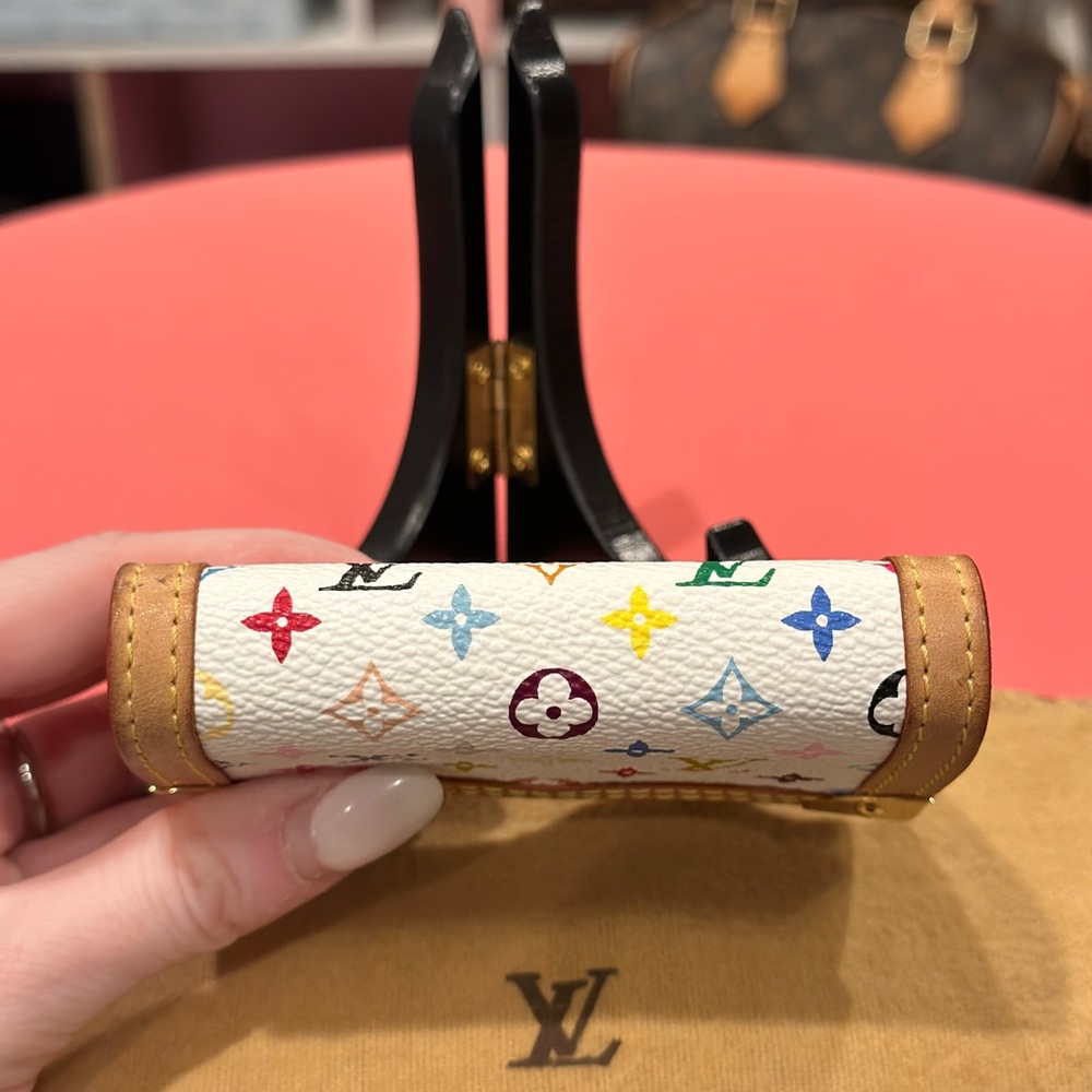 Louis Vuitton Murakami Porte Monnaie Plat Coin Case - Picture 5 of 16